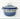 Casserole with lid 1.75 l - violet blue