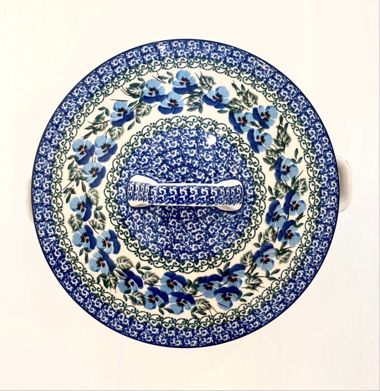 Casserole with lid 1.75 l - violet blue