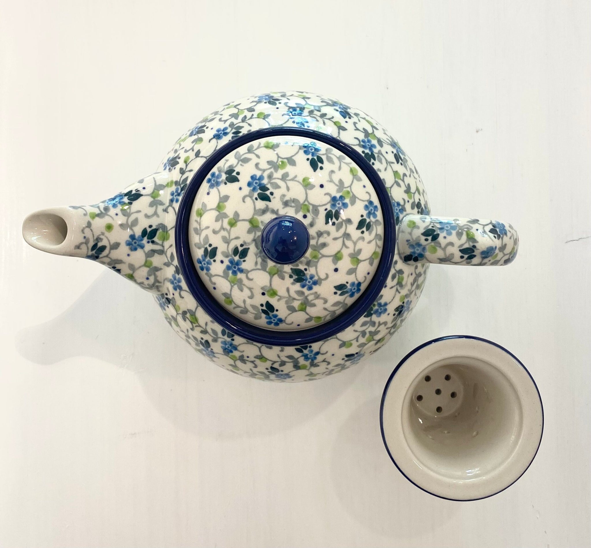 Teepannu 1,2L + haudutin - kevättähti