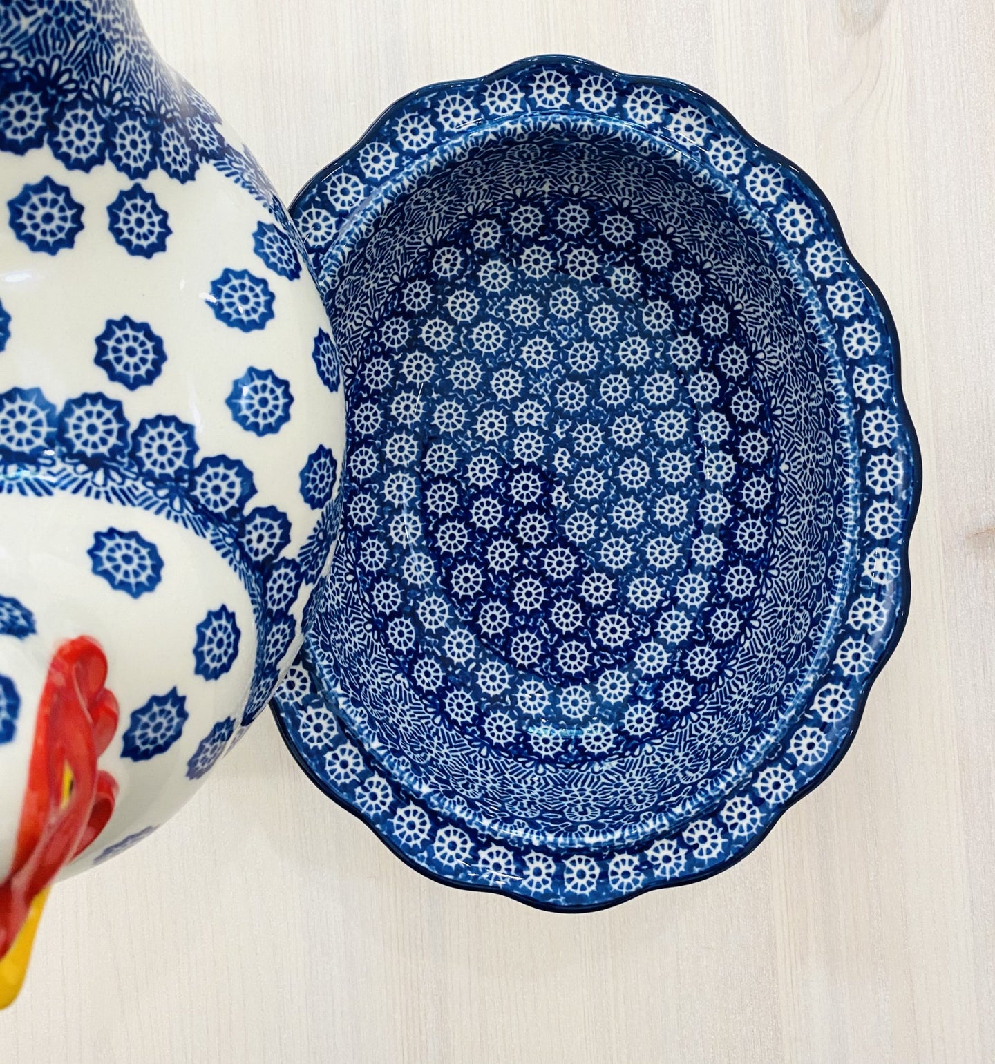 Oven dish with lid 1l - sea