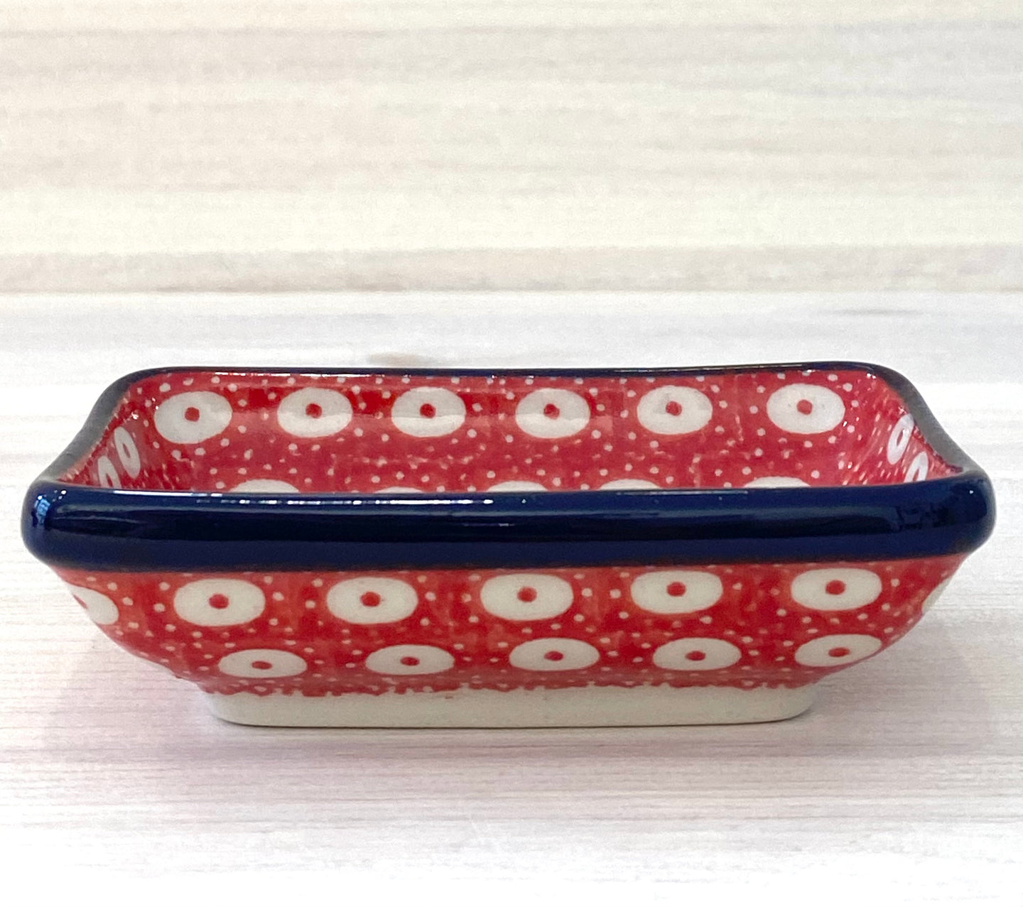 Soy dip cup 9.5 x 6.5cm - sapphire red