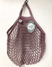 Mesh bag - plum