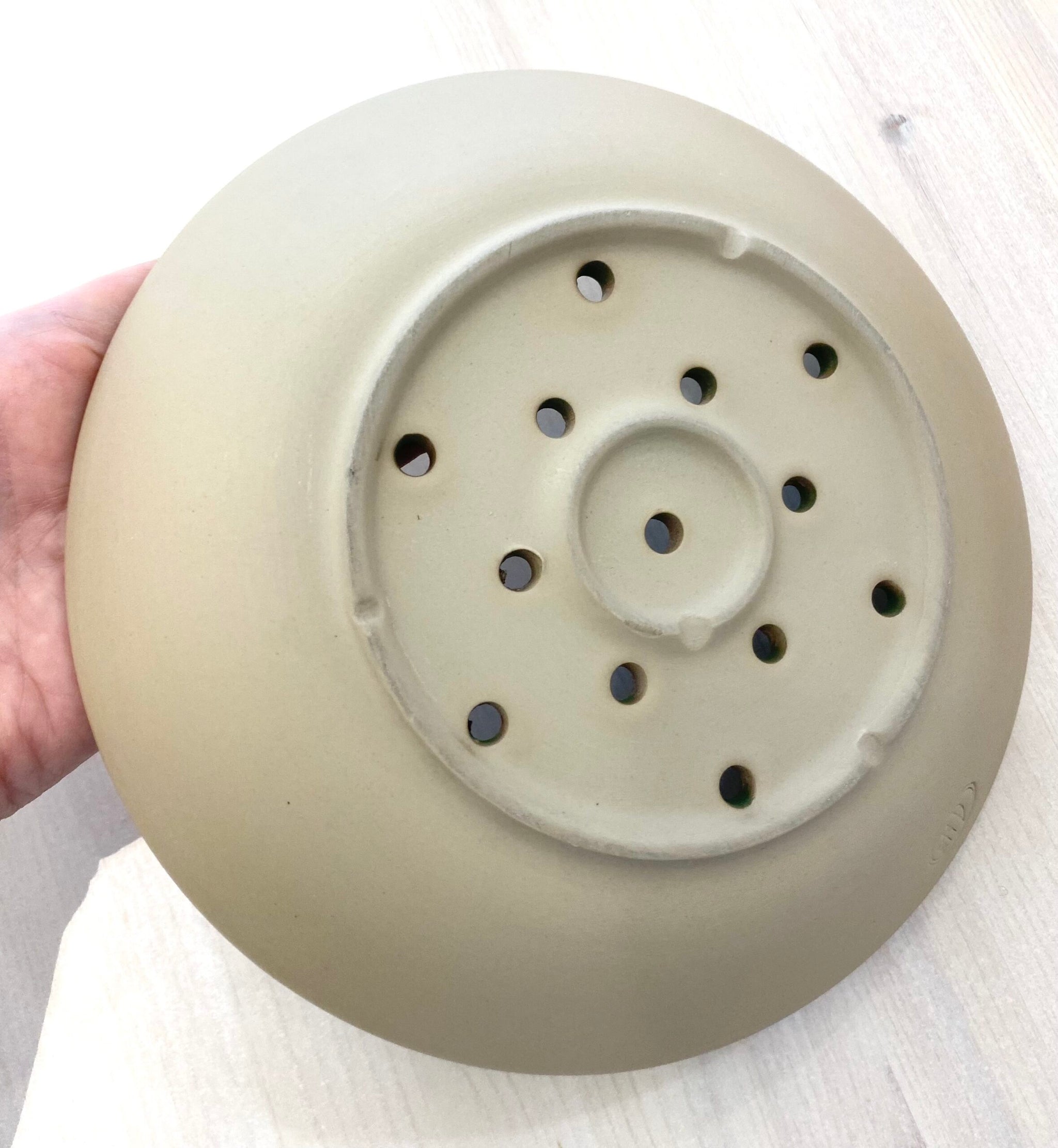 Huuhtelulautanen 21cm - sammaleen vihreä