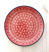 Cake plate ⌀19.5cm - sea red