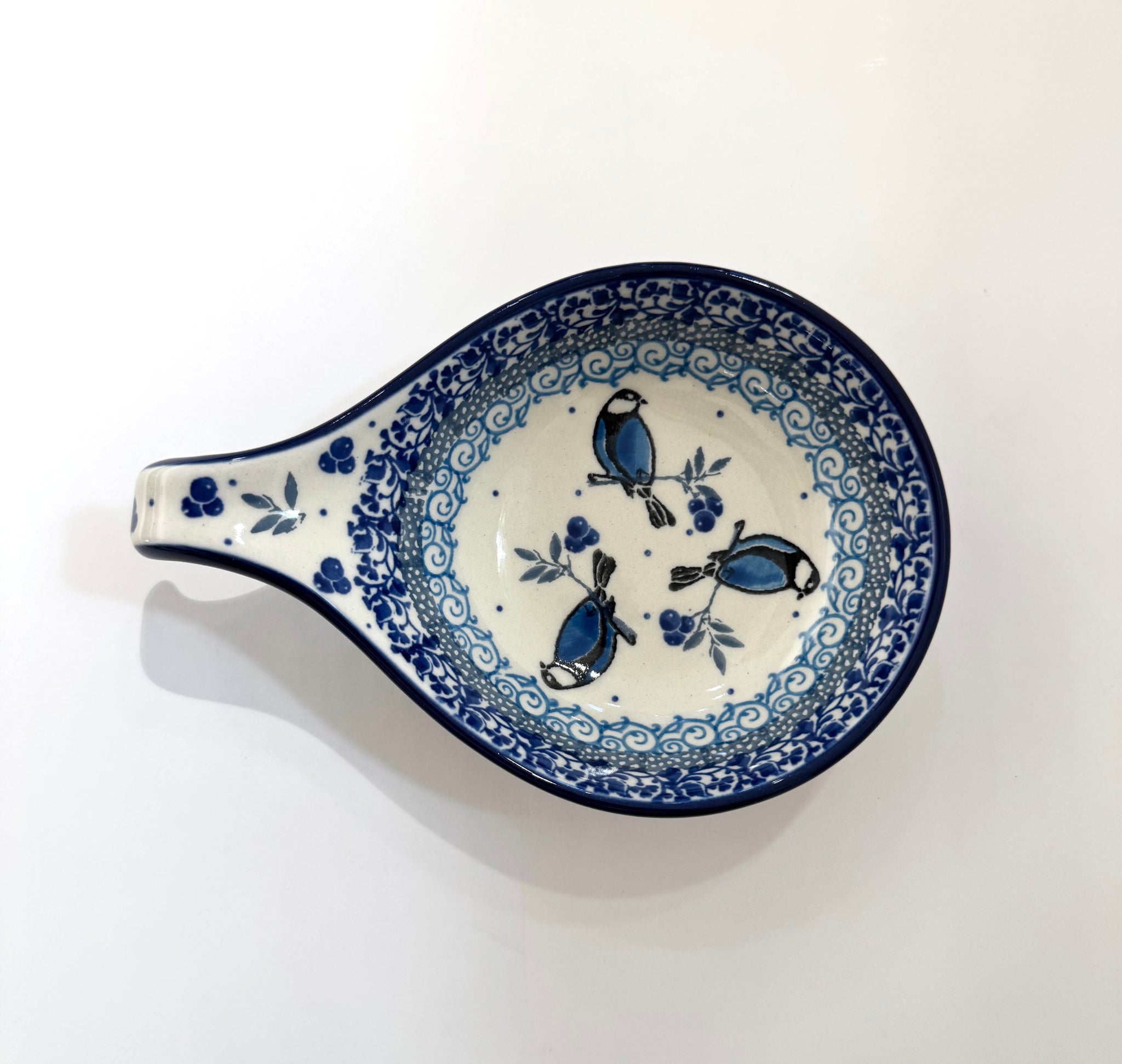 PYÖREÄ KAPUSTANLEPUUTIN - LINTU SININEN