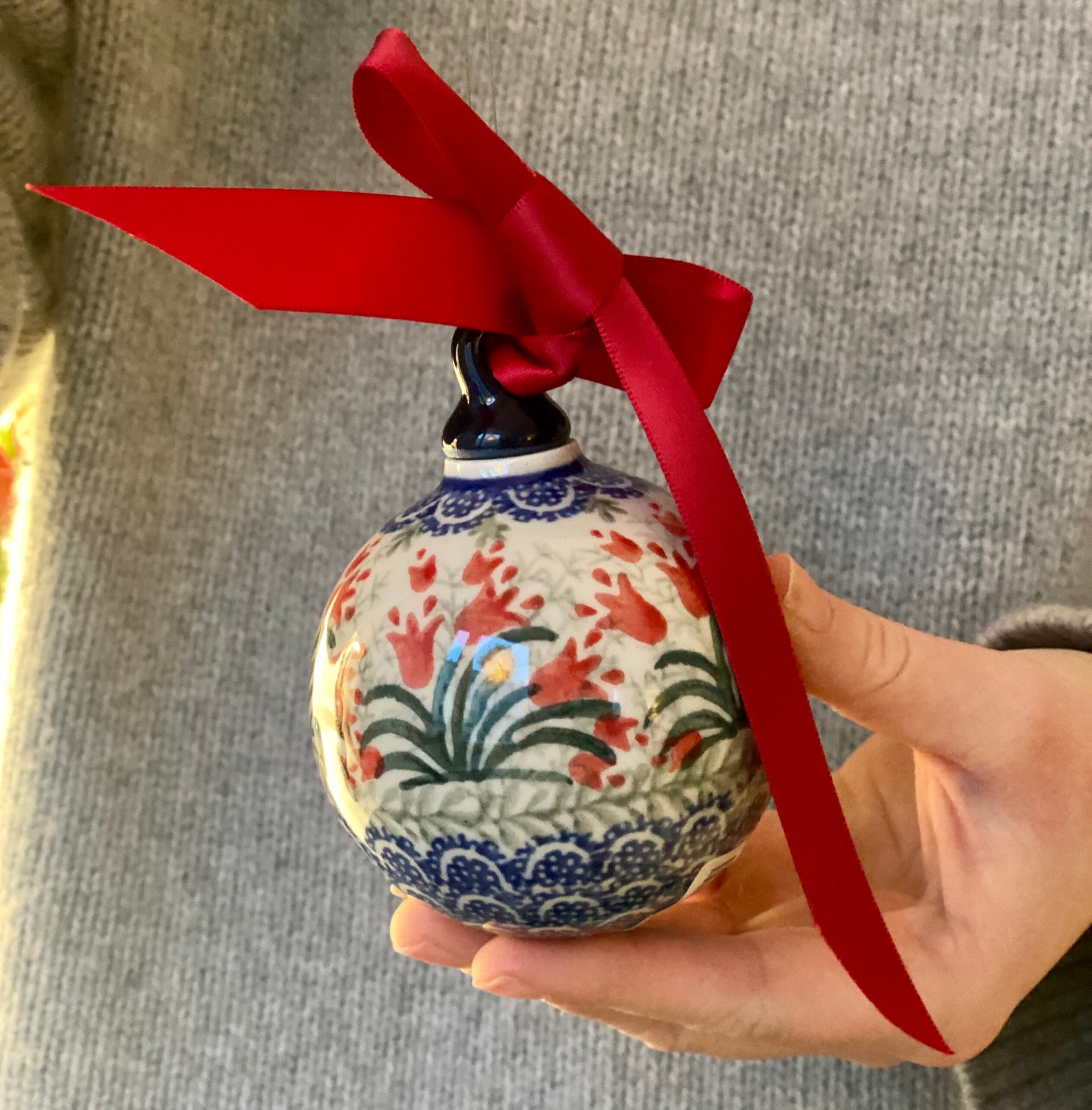 Christmas decoration - bellflower red