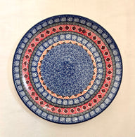 RUOKALAUTANEN ⌀25,5cm - AZTECH PUNAINEN