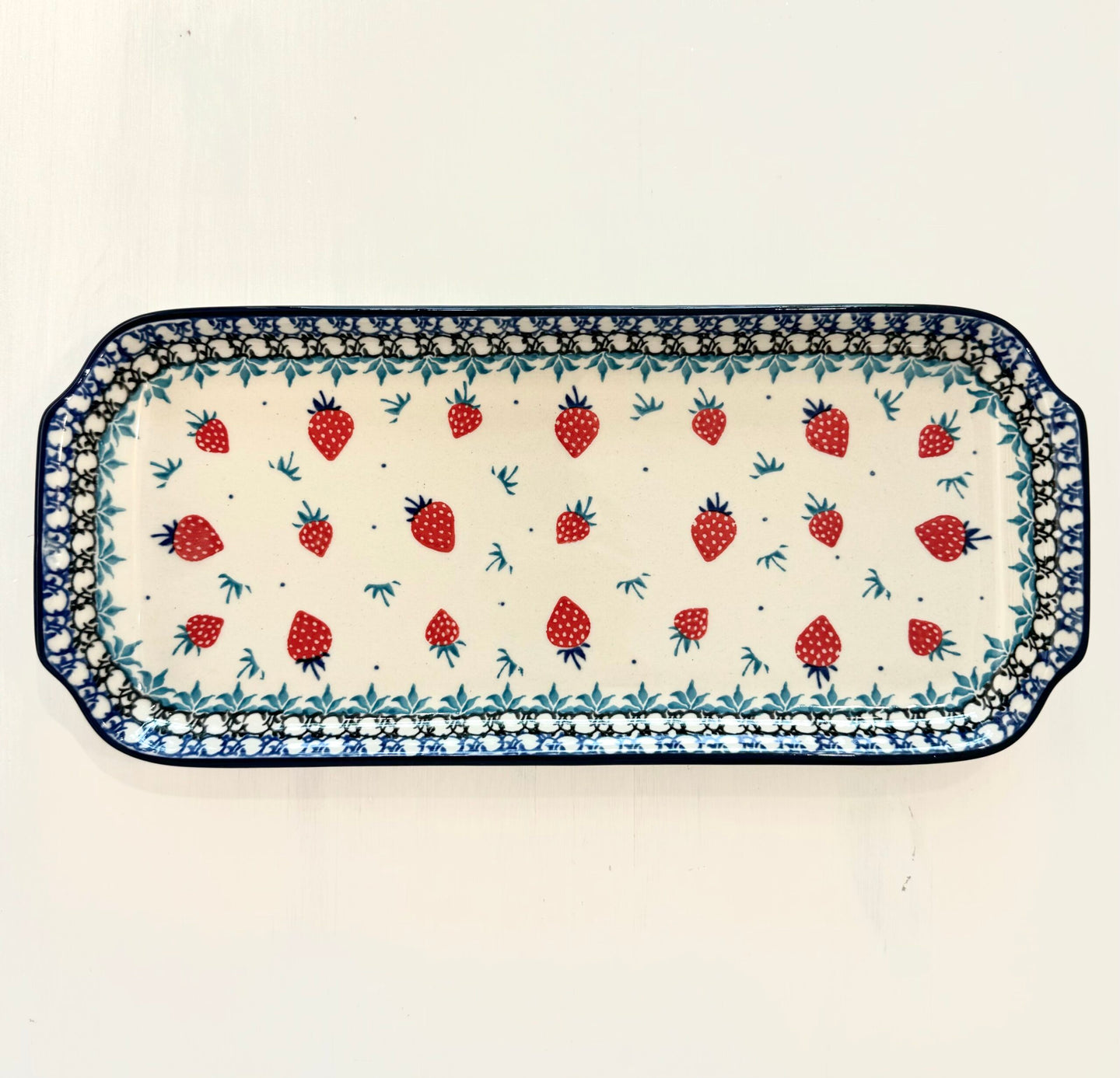 Serving plate 32 x 14.5cm - summer love