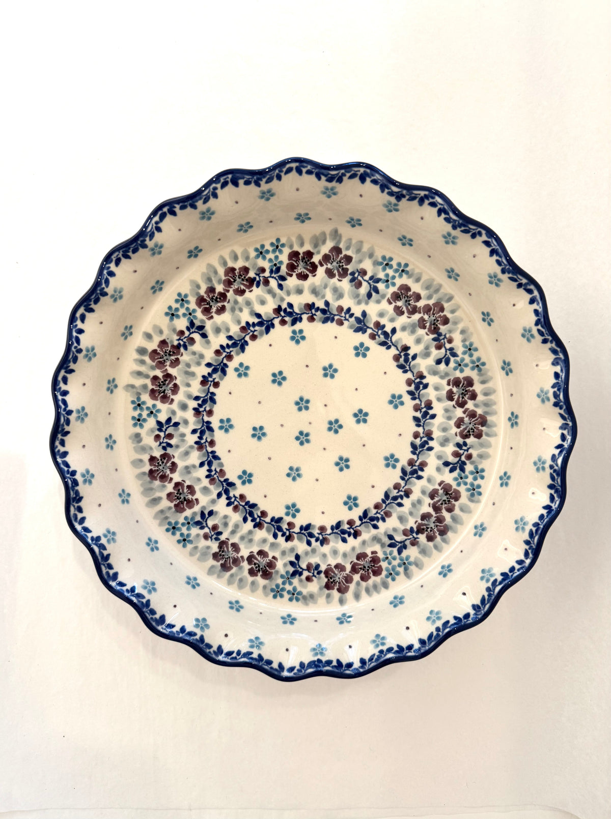 Pie dish 1 - sea