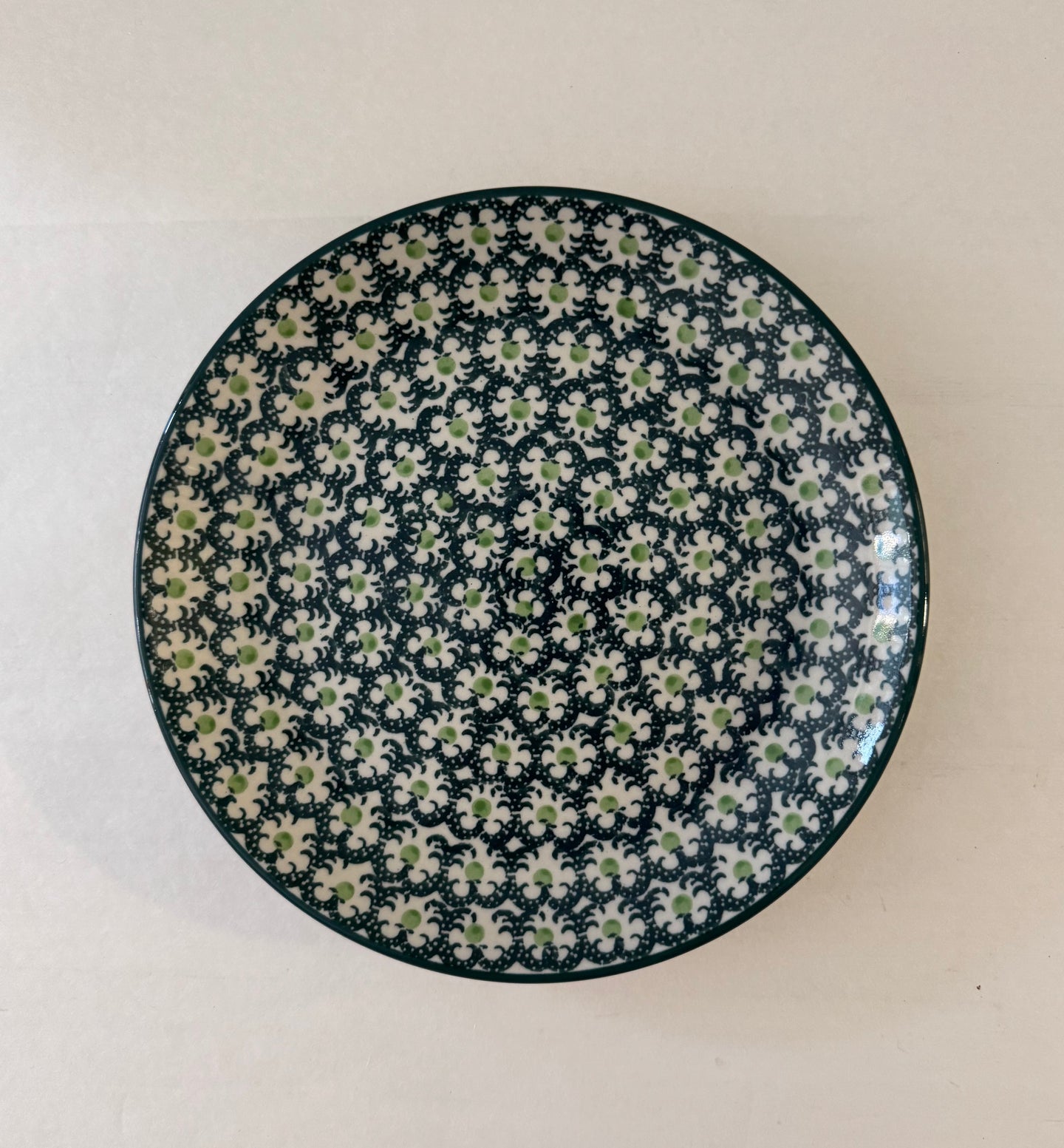 kakkulautanen 19,5cm - orkidea vaaleanvihreä