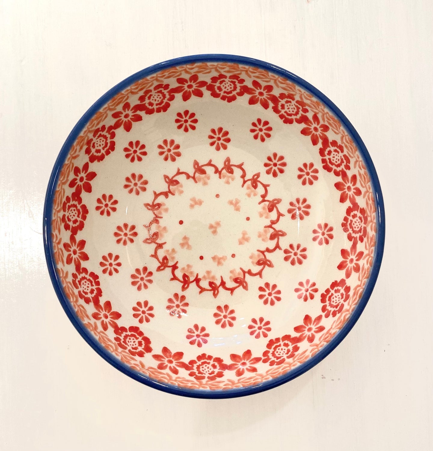 Flat bowl 0.25l - riviera red