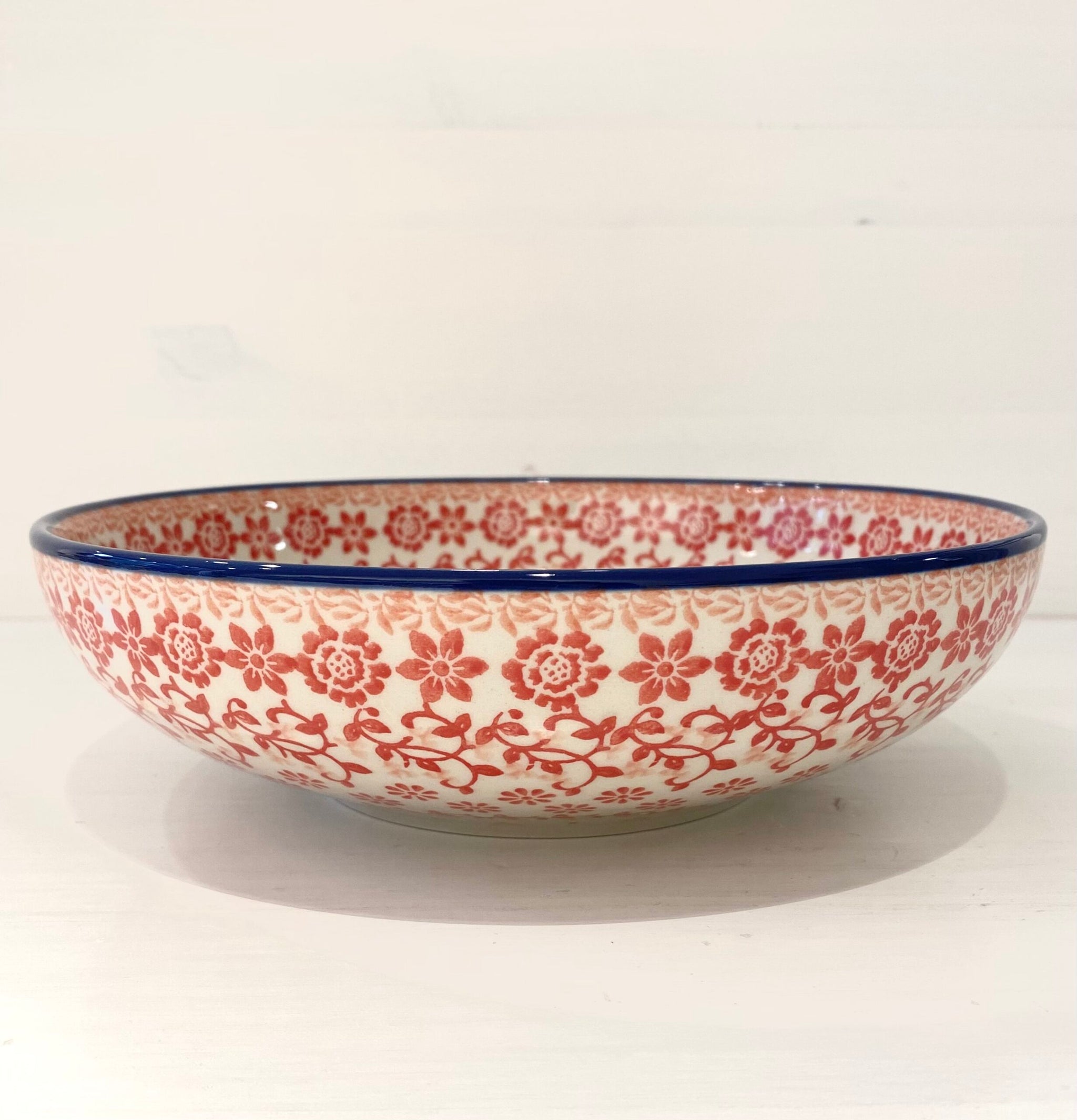 Flat bowl 1l - riviera red