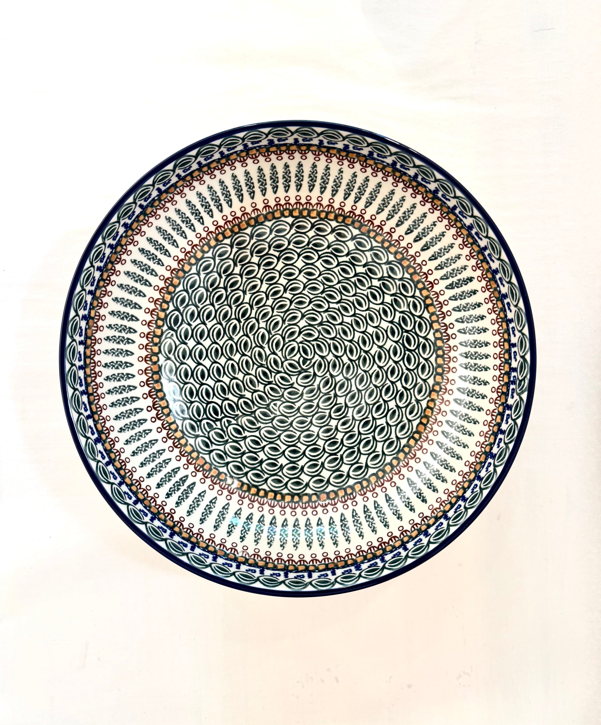 Platt skål 2,5l - bambu