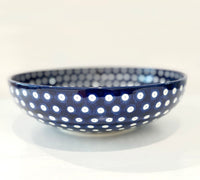 Flat bowl 2.5l - peacock eye