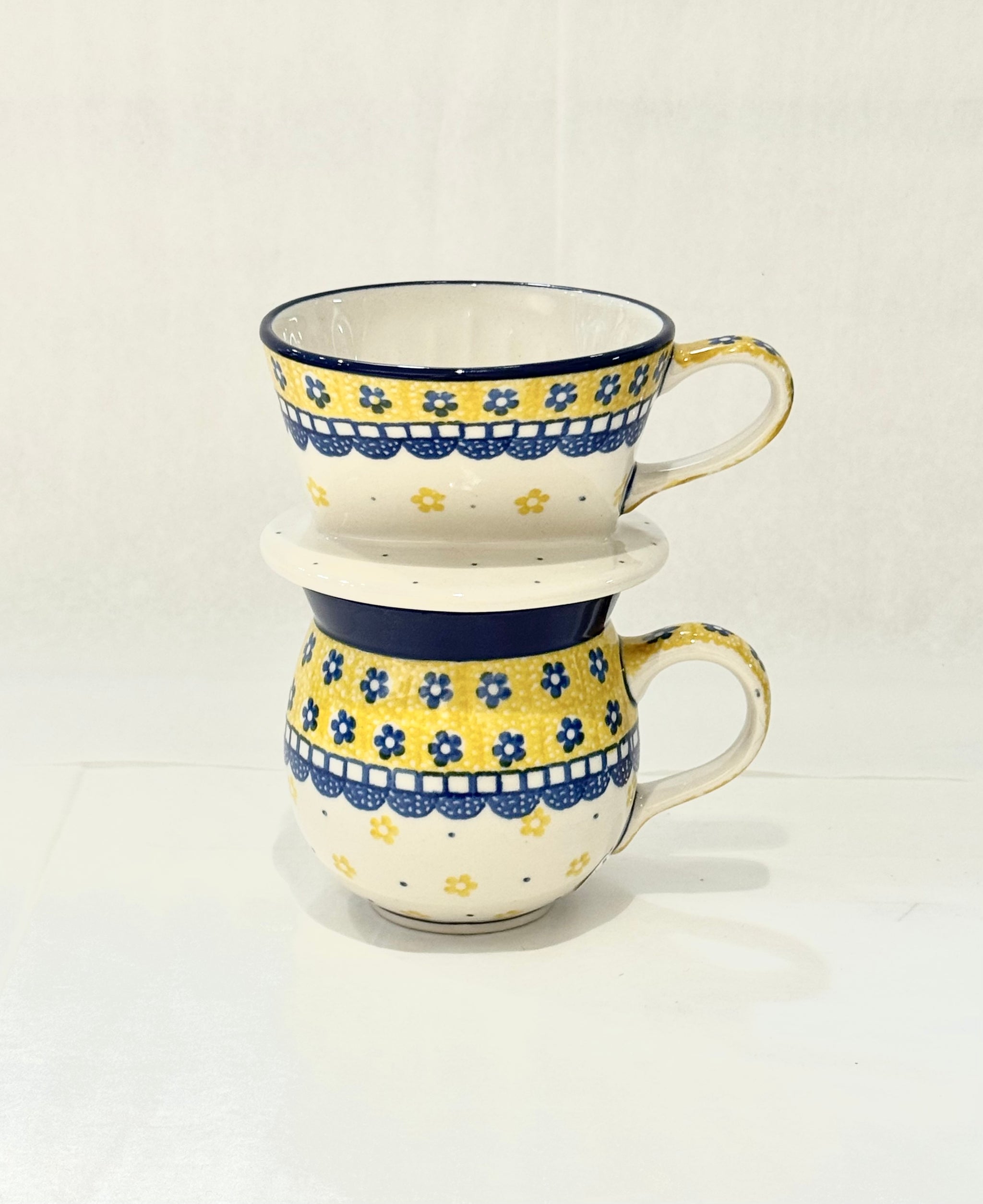 Ceramic coffee filter - blueberry