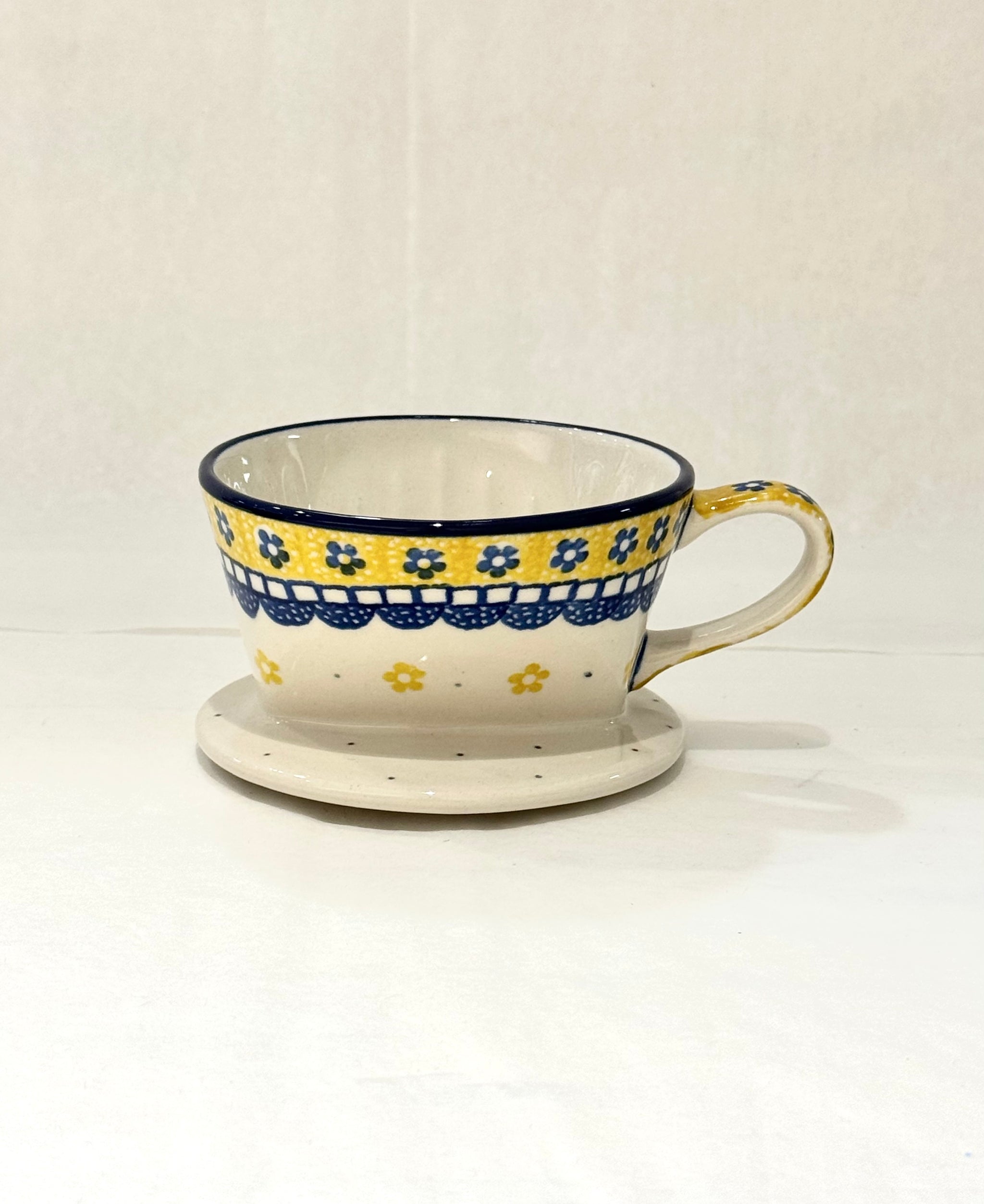 Ceramic coffee filter - blueberry