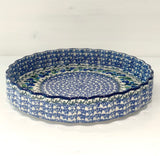 Large pie dish 2 - blue berry