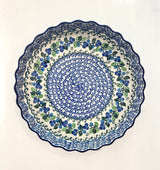 Large pie dish 2 - blue berry