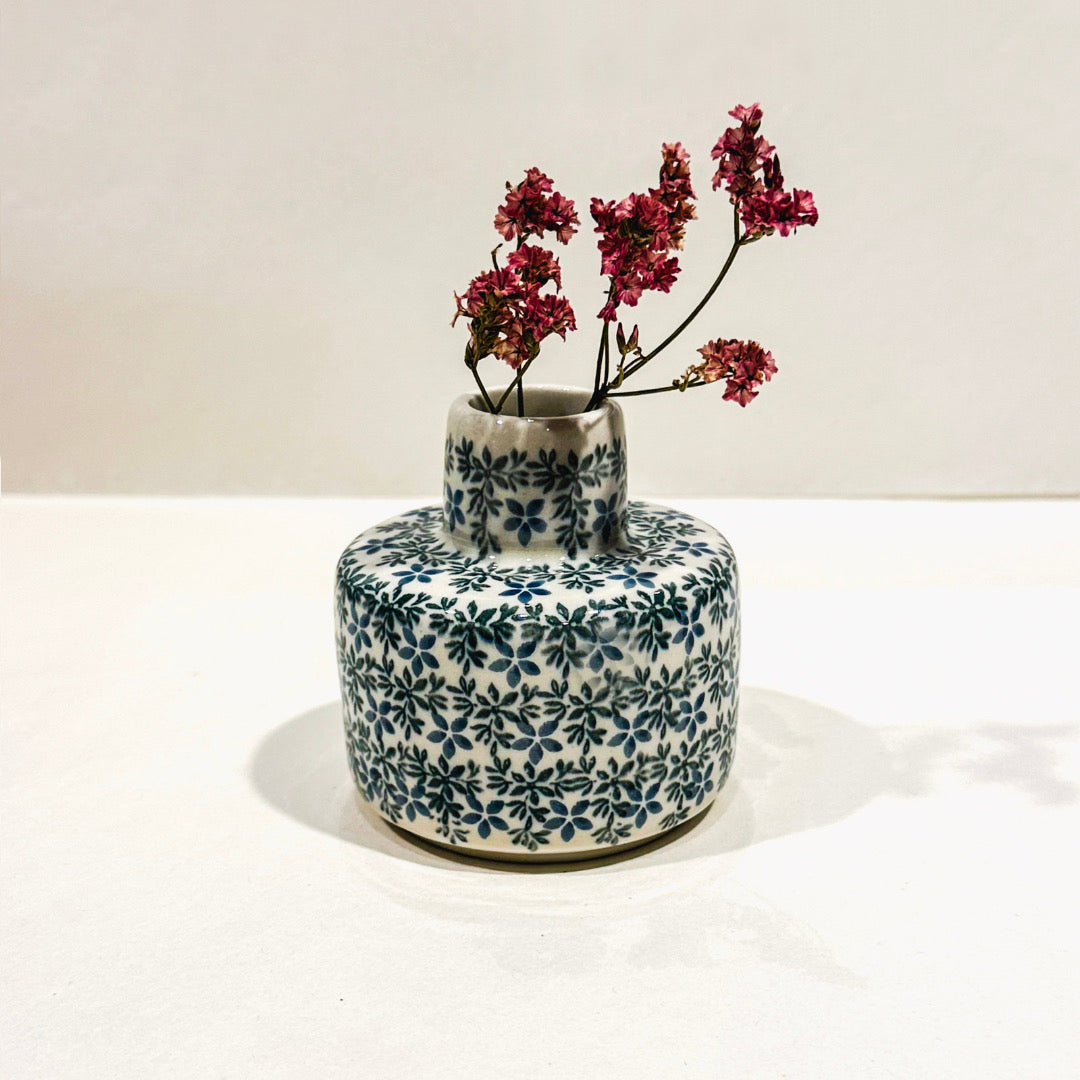 PIENI PYÖREÄ MALJAKKO 8cm - PAKKASYÖ VIHREÄ