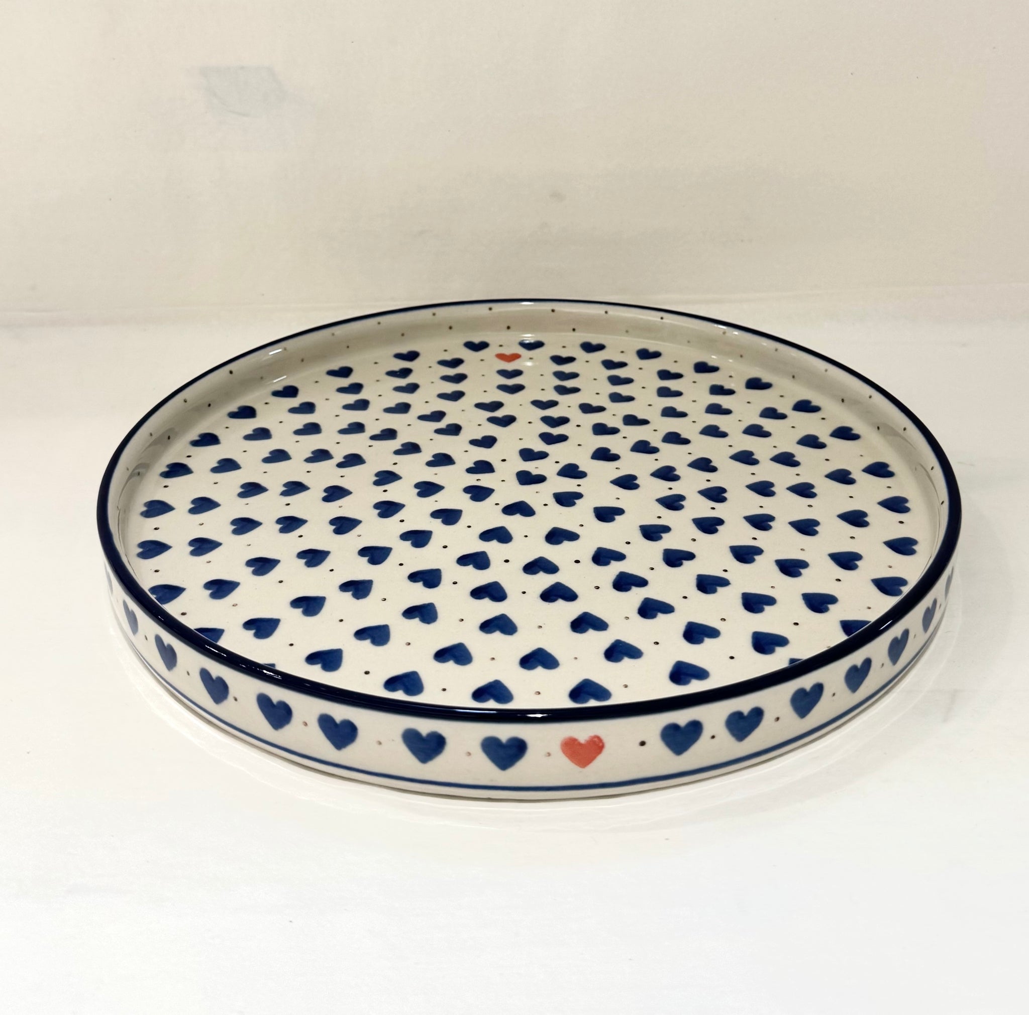 MATALAREUNAINEN TARJOILULAUTANEN  ⌀25,5cm -  PIENI RAKKAUS