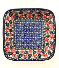 NELIÖNMUOTOINEN VUOKA 1L - OLKIKUKKA PUNAINEN