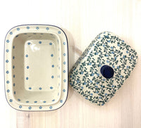 Butter dish - georgia blue