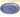 Stor oval ugnsform/serveringsform 45,5 cm - hav