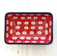 Soy dip cup 9.5 x 6.5cm - sapphire red