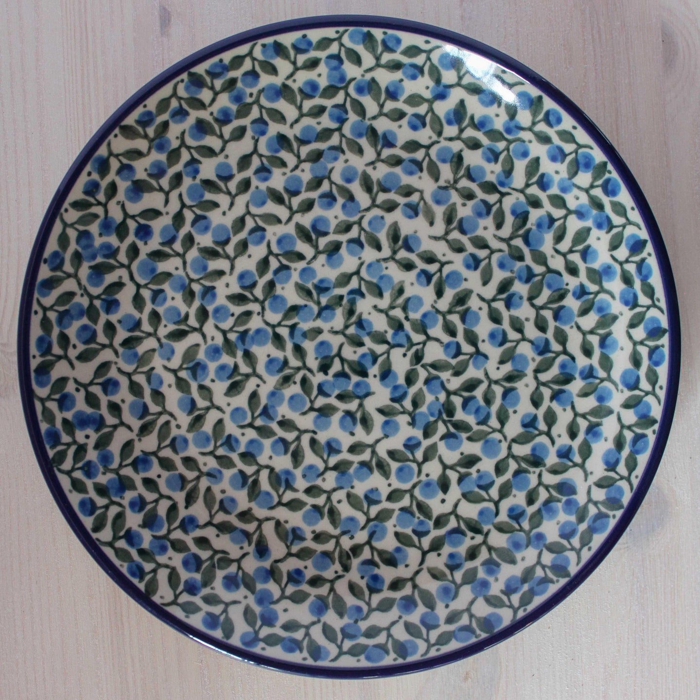 Kakkulautanen ⌀19,5cm - mustikkapensas