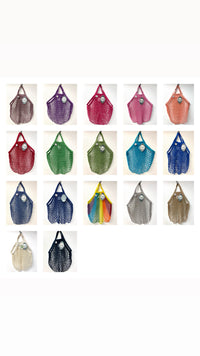 Mesh bag - French blue
