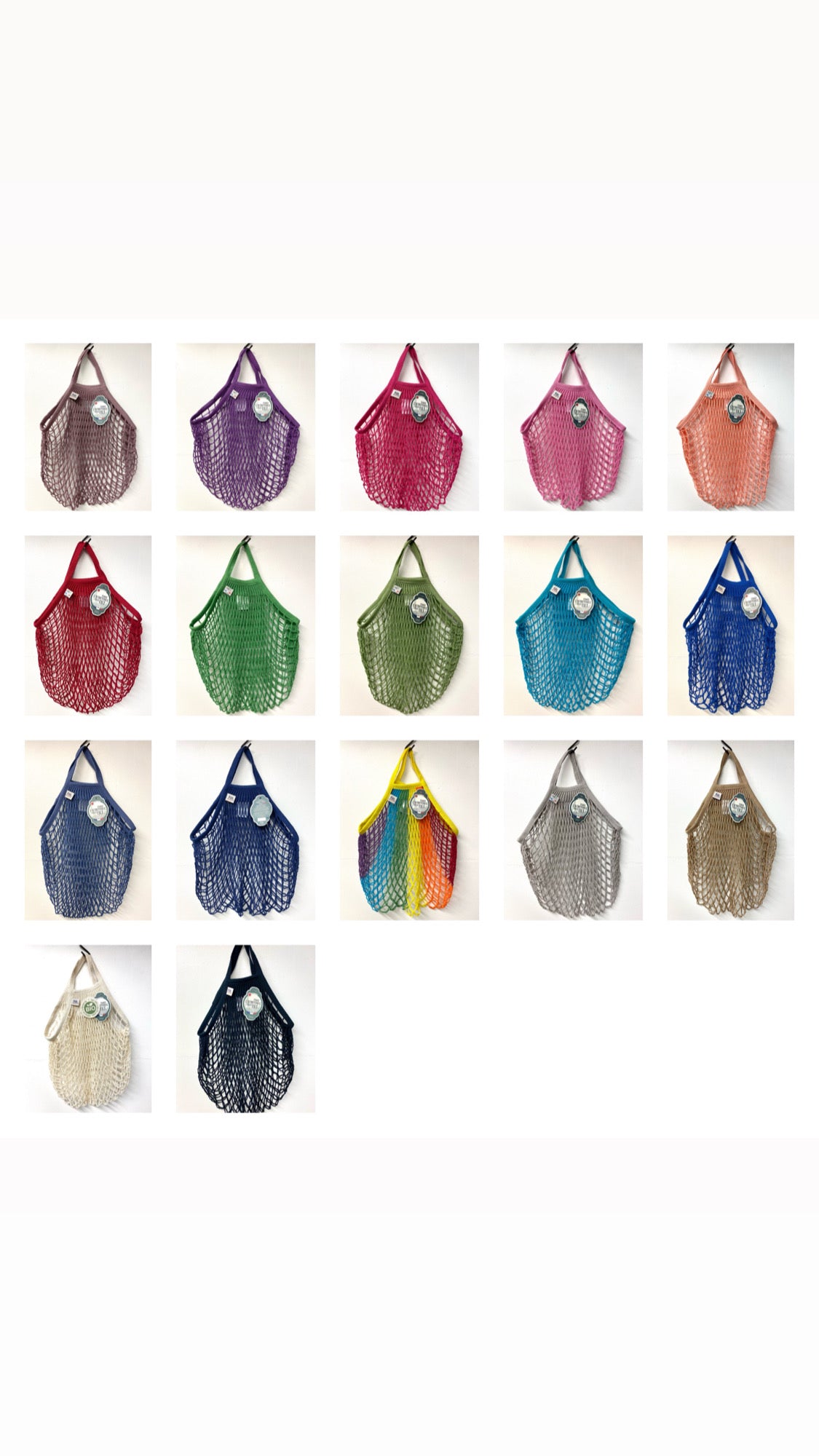 Mesh bag - French blue