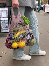 Mesh bag - pink