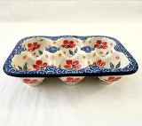 Egg cell 6 - bellflower red