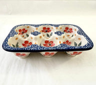 Egg cell 6 - bellflower red