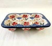 Egg cell 6 - bellflower red