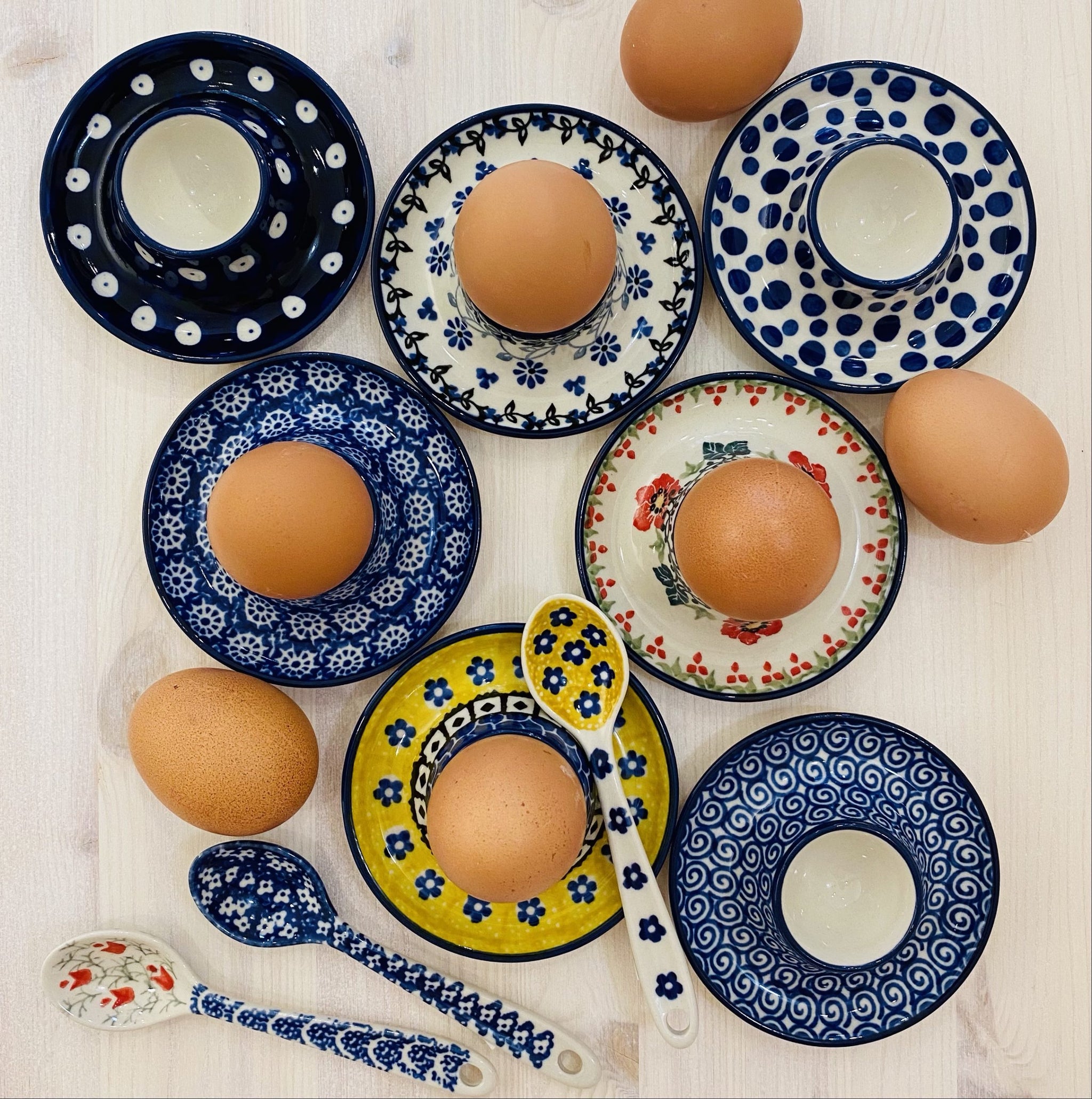 Egg cup flat - bamboo