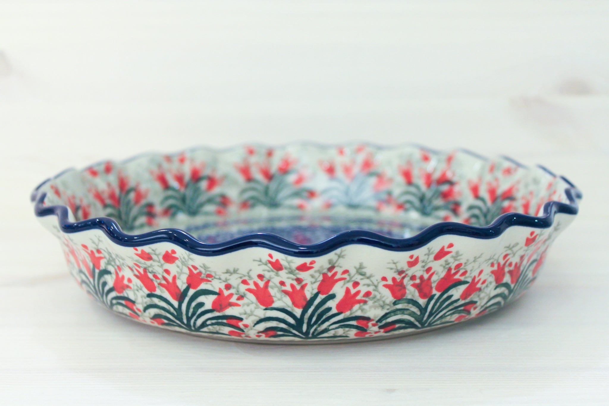 Pie pan 1 - bellflower red