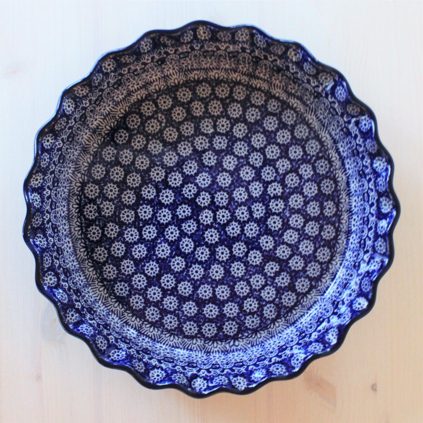 Pie dish 1 - sea