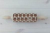 Small rolling pin - apple