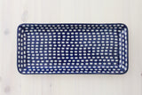 Serving plate 34 x 15.5cm - sapphire