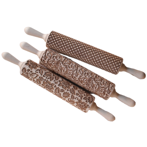 Patterned rolling pins